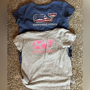 Vineyard Vines Blue and Gray Short Sleeve Tees
